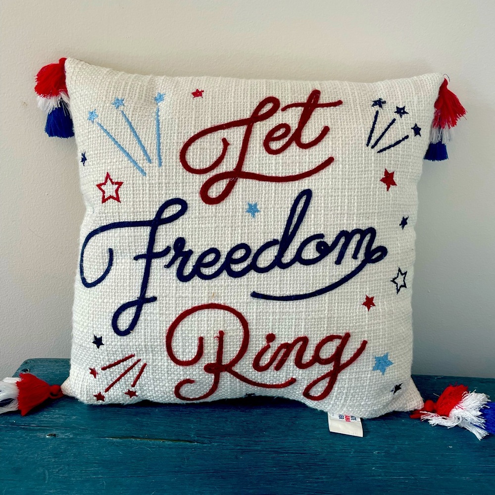 Let Freedom Ring Decorative Pillow